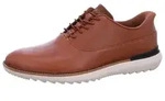 Skechers Herren Mako Leder Schn&uuml;rer Braun, leicht und mit flexibler Laufsohle...