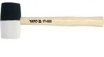 Yato YT-4601, Schl&auml;ger, Gummi, Holz, Schwarz, Wei&szlig;, 340 g, 365 g