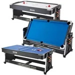 VEVOR 4-in-1 Kombi-Spieltisch-Set, 48" Air-Hockey-Tisch, Multi-Kombinationstisch mit