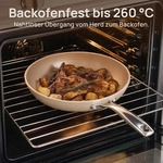 Pfannenset 3-teilig Keramik Antihaft 20/24/28 cm Induktion Backofenfest