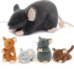 Riesen Maus Kuscheltier XXL mit Baby im Bauch, Ratte Pl&uuml;schtier Stofftier,...
