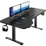 CASARIA&reg; Schreibtisch h&ouml;henverstellbar elektrisch 160x75 cm Gaming Tisch mit