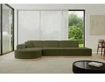 ALTDECOR Ecksofa in L-Form ARRIO-L2 - 328x171x83 cm Gr&uuml;n - Corner Sofa Bett Eckcouch