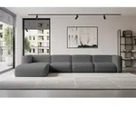ALTDECOR Ecksofa - MIRA-L3 - 409x179x70 - Grau - Corner Sofa Eckcouch Couch L-Form,