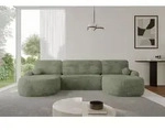ALTDECOR Ecksofa mit Schlaffunktion und Bettkasten Corner Sofa Bett Eckcouch Couch