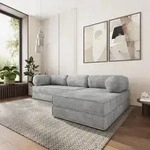 Masseno Ecksofa ETERA mit Schlaffunktion, Modulares Schlafsofa aus Schaumstoff,
