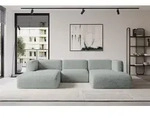 ALTDECOR Ecksofa - MIRA-U1 - 317x179x70 - Gr&uuml;n - Corner Sofa Eckcouch Couch U-Form,