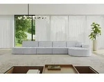 ALTDECOR Ecksofa in L- Form TARO-L3 - 413x171x79,5 cm Grau - Corner Sofa Bett