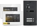 HD Video T&uuml;rsprechanlage f&uuml;r 2 Familienhaus, 2 x Monitor, Balter EVO HD Schwarz