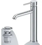 AM.PM Badarmatur mit Pop-Up Ablaufventil f&uuml;r Waschbecken Wasserhahn Bad Chrom