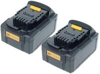 vhbw 2x Akku kompatibel mit Dewalt DCN681N, DCN682, DCN680N, DCN681, DCN690,...