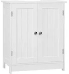 WOLTU Waschbeckenunterschrank, Waschbecken, mit Verstellbarer Ablage, 50x60x30 cm,