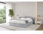 ALTDECOR Polsterbett mit Bettkasten - ZORAN-v1 - 140x200 - Grau - Bett ohne Matratze,