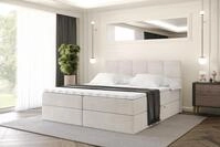 ALTDECOR Boxspringbett mit Matratze und Lattenrost, Topper, Polsterbett mit