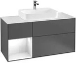 Villeroy & Boch F411HGPD Waschbeckenunterschrank Finion F41