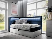 MIRJAN24 Boxspringbett Gold Junior 3 100x200, Einzelbett mit Bonellfederkern,