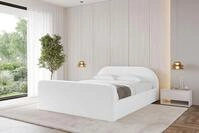 ALTDECOR Polsterbett mit Bettkasten - TIVON-Z-v1 - 160x200 - Wei&szlig; - Bett mit