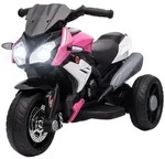 HOMCOM Elektro Kindermotorrad Elektromotorrad mit Musik, f&uuml;r 3-5 Jahre Kinder - Rosa