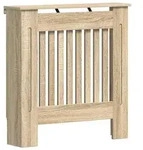 vidaXL Holzwerkstoff Heizk&ouml;rperverkleidung 78 cm - Braun