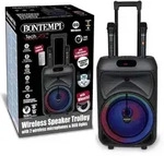 Bontempi kabellose Trolley-Soundbox mit Mikrofonen und Displays - Karaoke