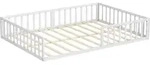 Bodenbett aus Metall Vitalispa Minno Wei&szlig; 205 x 145 cm ohne Matratze, Model...