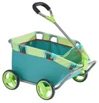 Puppen-Bollerwagen - T&uuml;rkis