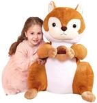 Gro&szlig;es Eichh&ouml;rnchen Kuscheltier 60cm Pl&uuml;schtier Weich Jumbo Geschenk f&uuml;r...
