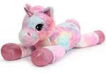 Pl&uuml;sch Einhorn Kuscheltier 80cm Rosa Lila Regenbogen