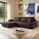 Masseno Ecksofa FRIGA mit Schlaffunktion L-Form, Sofa mit Bettkasten,...