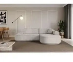 ALTDECOR Ecksofa in L-Form MARI-L1-v3 - 243x171x83 cm Hellbraun - Corner Sofa Bett