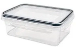 Relaxdays Frischhaltedosen, 7er Set, 840 ml, Kunststoff, luftdichte Klickdeckel,