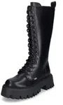 Buffalo Damen Stiefel Aspen Lace Up Hi schwarz - Schwarz - 37