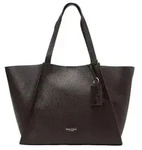 Marc O'Polo Leder Schultertasche Biana Shopper Burnt Coffee dunkelbraun -...