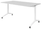 b&uuml;m&ouml; Seminartisch klappbar & fahrbar - Gr&ouml;&szlig;e: 160 x 80 cm, Nachbildung:...