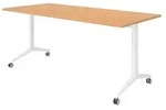 b&uuml;m&ouml; Seminartisch klappbar & fahrbar - Nachbildung: Buche, Gr&ouml;&szlig;e: 180 x 80...