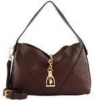 U.S. POLO ASSN. Schultertasche Umh&auml;ngetasche Helcho Hobo Bag Dark Brown...