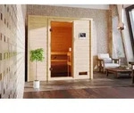 Karibu Sauna Innensauna Adelina Fronteinstieg Ofen 9 kW integr. Strg ...