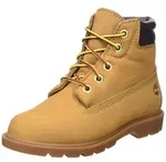 Timberland Uni Kinder 6in Water Resistant Basic (Youth) Fashion Boot, Wheat, 33 EU