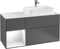 Villeroy & Boch V&B Waschtischunterschrank FINION 1200x603x501 Abdpl bl Reg gls