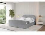 ALTDECOR Polsterbett mit Bettkasten - TIVON-Z - 200x200 - Grau - Bett mit Matratze