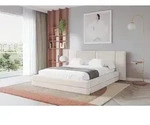 ALTDECOR Polsterbett mit Bettkasten - TEVO - 180x200 - Beige - Bett ohne Matratze,