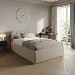 Home Collective Polsterbett 120x200 cm Doppelbett Bett mit verstellbarem...