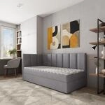 Masseno Boxspringbett BEVE 80x200 cm Komplett-Set mit Bonell Matratze und...