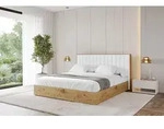 ALTDECOR Polsterbett mit Bettkasten - ENZO4 - 180x200 - Wei&szlig; - Bett ohne Matratze,
