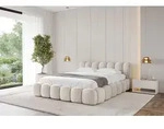 ALTDECOR Polsterbett mit Bettkasten - SENA-v1 - 140x200 - Beige - Bett ohne Matratze,