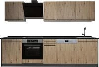 K&uuml;chenzeile Vicco R-Line Artisan-Eiche/Anthrazit 280 cm Arbeitsplatte...
