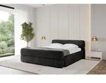 ALTDECOR Polsterbett mit Bettkasten - ENORA-Z-v1 - 140x200 - Schwarz - Bett mit