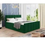Boxspringbett Star Lux mit Fu&szlig;teil, 2 Bettk&auml;sten und Matratzentopper -...