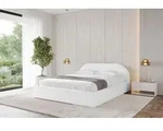 ALTDECOR Polsterbett mit Bettkasten - TIVON-v1 - 180x200 - Wei&szlig; - Bett ohne