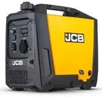 JCB Stromerzeuger 2000W Benzin Inverter 230V 4-Takt Generator 5,5 L Tank IG2000